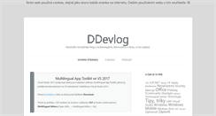 Desktop Screenshot of devlog.deedx.cz
